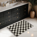 MatEssenz Waffle Bath Rug Non-Slip Machine Washable Bathroom Rug, Quick-Drying Super Absorbent Thick and Soft Bath Mat, 24" x 36" Bathroom Dec