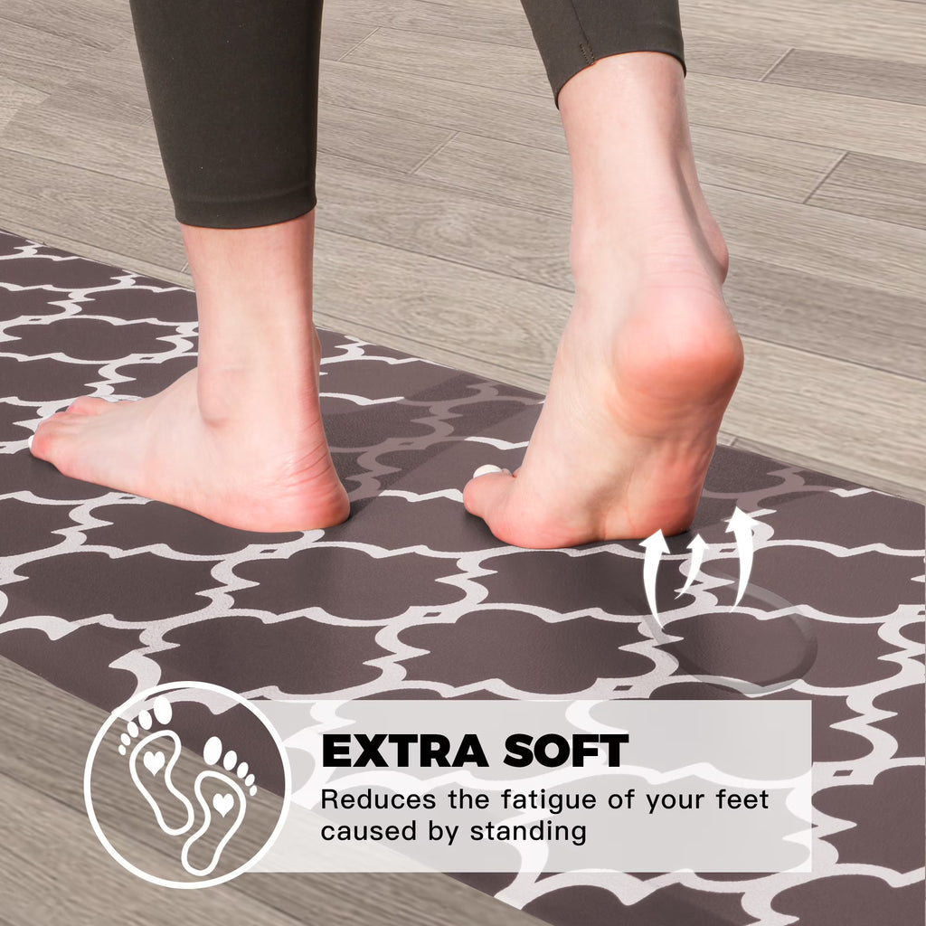 KOKHUB Kitchen Mat and Kitchen Rugs Cushioned 1/2 Inch Thick Anti Fatigue Waterproof Mat