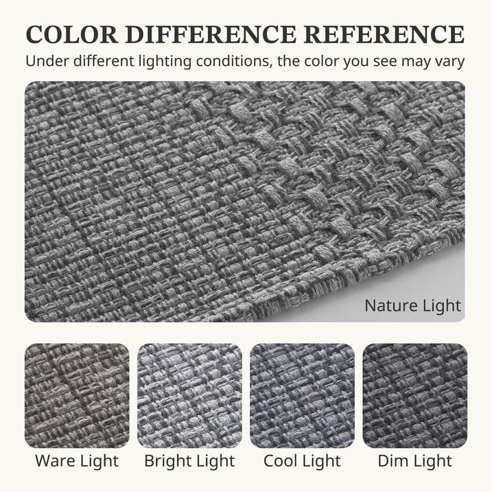 Door Mat Indoor Entrance 2x3 ft Area Rug, Machine Washable, Bohemian Small Area Rug, Non-Slip, Vintage Design, Pet Friendly, Soft Faux Fibre, for Indoor Entryways, Kitchens, Front Doors Grey