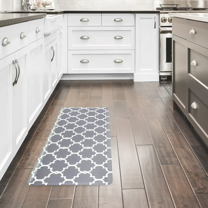 KOKHUB Kitchen Mat Anti Fatigue 17.3" x 28", Cushioned Non Slip Waterproof Kitchen Floor Mat, Washable Padded Standing Mat for Sink, Office, Laundry Room